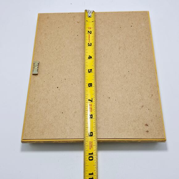 Thomas Kinkade "Light of Peace" Print 8 x 9 in Glass Wood Frame - Picture 5 of 5